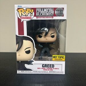 Funko POP! Fullmetal Alchemist - Greed #1180 Hot Topic Exclusive With Protector